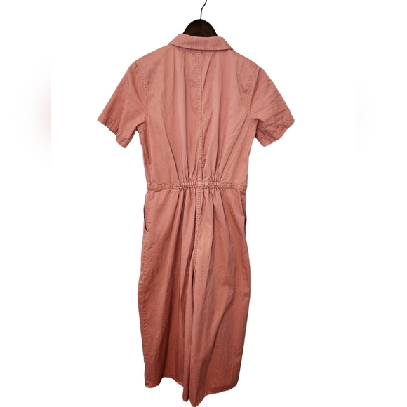 Madewell Wide-Leg Utility Jumpsuit 6 in Washed coral - Picture 8 of 11